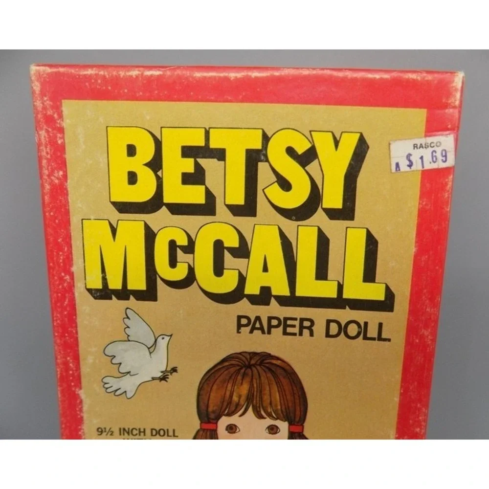 Orig Betsy McCall 1971 Paper Dolls with Nice Box 99% Complete Whitman Vintage